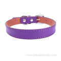 Eco-friendly Colorful High Quality Luxury Leather Dog Collar